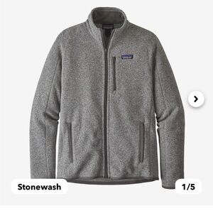 Men's Patagonia Better Sweater® Fleece Jacket Stonewash Grey Medium